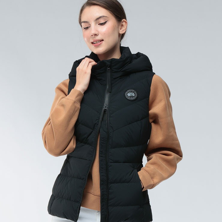 カナダグース CANADA GOOSE ストレッチ フルジップ ダウンベスト Clair Vest CGL2333WB ブランド レディース アウター ベスト フード スタンド ダウン 秋 冬