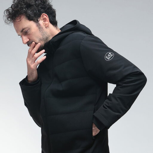 エンポリオアルマーニ ブルゾン アウター EMPORIO ARMANI EA7 メンズ フルジップ 中綿 コンビネーション ジャケット パーカー 異素材 コンビ EA77M837AF13555 ブランド シンプル カジュアル エンポリオアルマーニ ブルゾン アウター EMPORIO ARMANI EA7 メンズ フルジップ 中綿 コンビネーション ジャケット パーカー 異素材 コンビ EA77M837AF13555 ブランド シンプル カジュアル