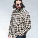ヒューゴボス シャツ 長袖 トップス メンズ HUGO BOSS ワンポイント チェック柄 ボタンダウン HB50545221 ブランド 男性 カジュアルシャツ