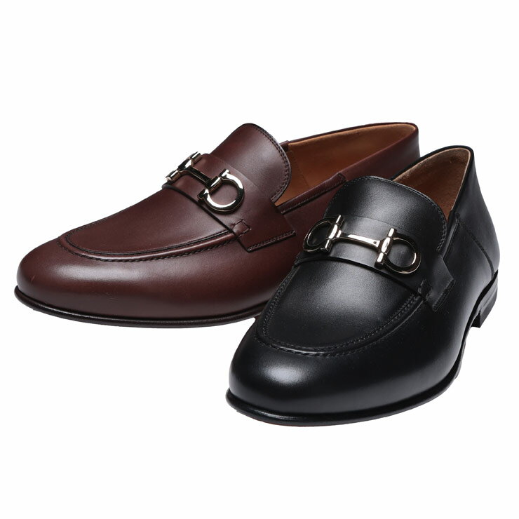 サルヴァトーレフェラガモ シューズ 靴 Salvatore Ferragamo メンズ 革靴 本革 レザー ローファー ガンチーニ ビットローファー GIN F...