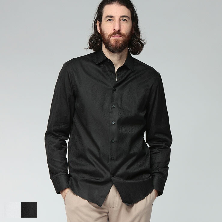エトロ シャツ トップス ETRO メンズ ペイズリー柄 長袖 シャツ 総柄 柄シャツ カジュアルシャツ ETMRIB0001AQ043 ブランド 大人 きれい...
