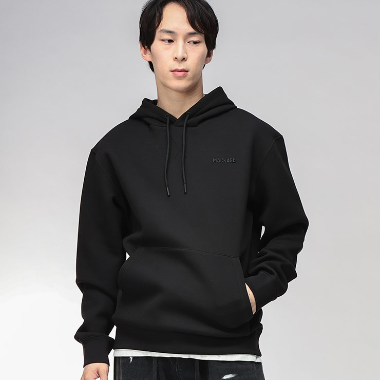 マッカージュ フーディ メンズ MACKAGE フード ロゴ プルオーバー パーカー プルパーカー KOLTON コルトン MKGKOLTON5 ブランド トッ...