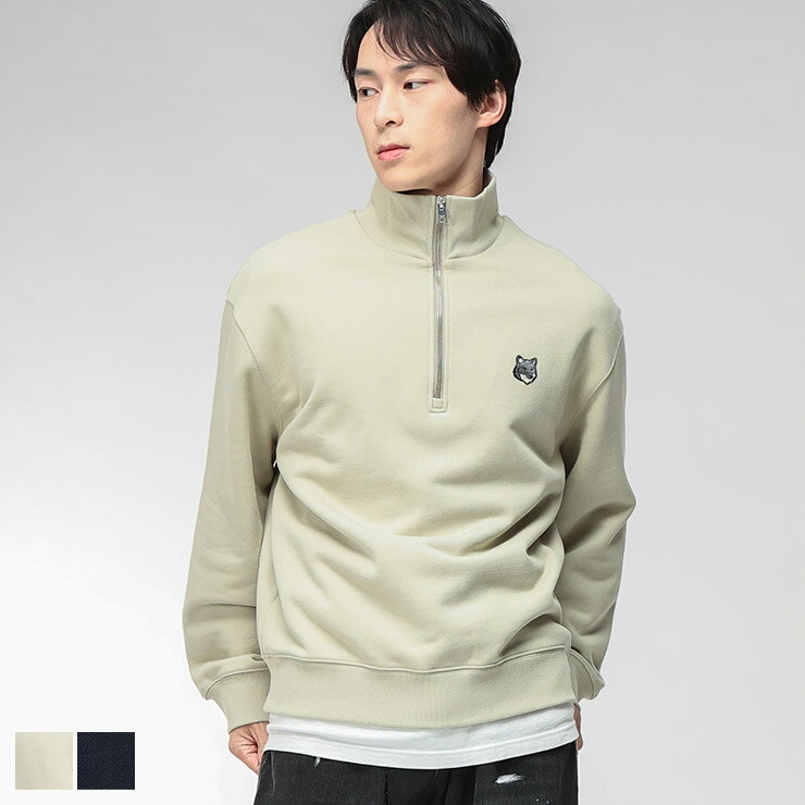 ᥾󥭥ĥ å  Maison Kitsune ϡեå ɽ  ȥ졼ʡ ץ륪С FOX HEAD եåإå KN...