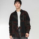 アワーレガシー シャツ メンズ OUR LEGACY 総柄 蛇柄 長袖シャツ カジュアルシャツ コットン Abstract Snake アブストラクトスネーク ...