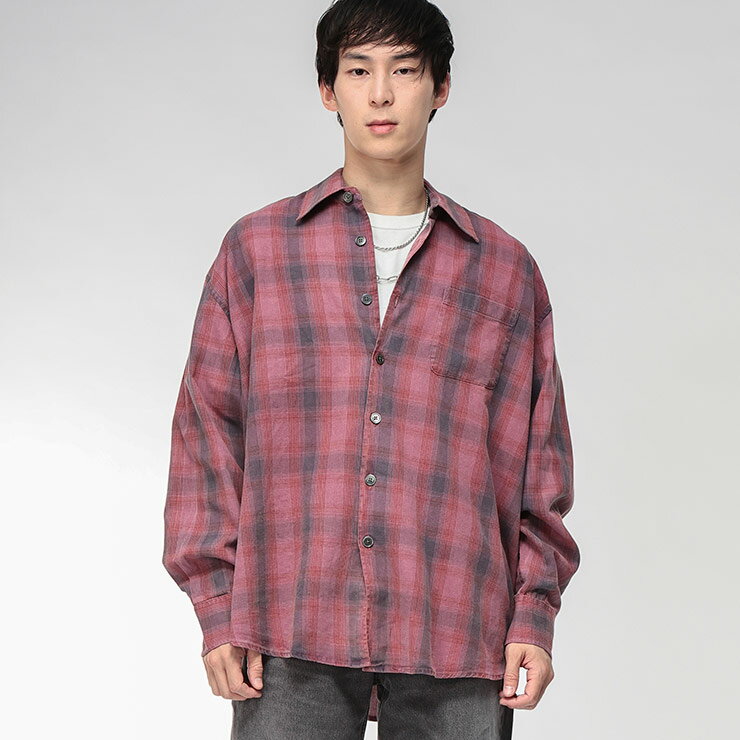 アワーレガシー シャツ メンズ OUR LEGACY チェック柄 総柄 長袖シャツ カジュアルシャツ コットン Idaho Check アイダホチェック OLM...