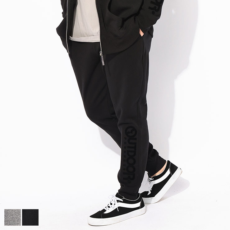 OUTDOOR PRODUCTS アウトドアプロダクツ スウェットパンツ 3L 4L 5L 6L 裏起毛 ウエストライン ボトムス 裏起毛 大きいサイズ メンズ グレー ブラック