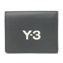 ワイスリー Y-3 カウレザー ワンポイントロゴ 2つ折り カードケース Y3JN1728 ブランド メンズ 男性 財布 ウォレット 2つ折り ケース コイン カード(4)