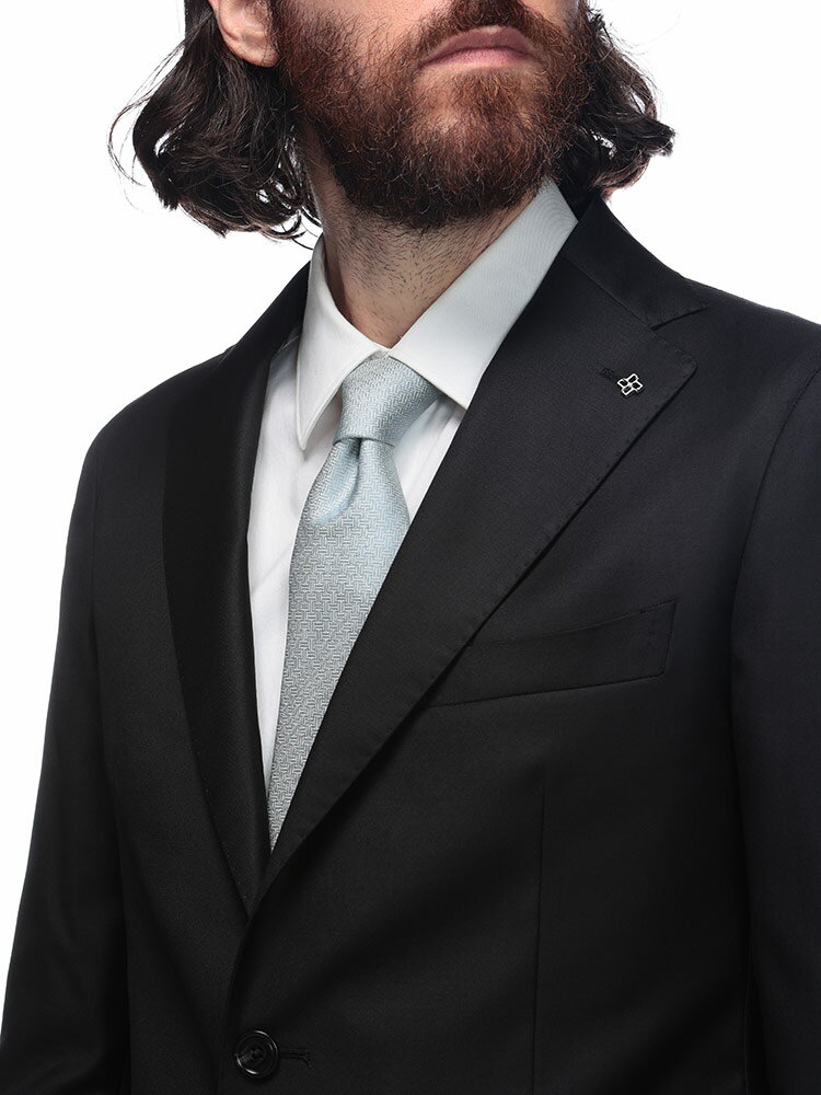 タリアトーレ TAGLIATORE 無地 シングル ノータック スーツ TG2SVS22B010090 ブランド メンズ 男性 スーツ セットアップ ビジネス フォーマル 冠婚葬祭