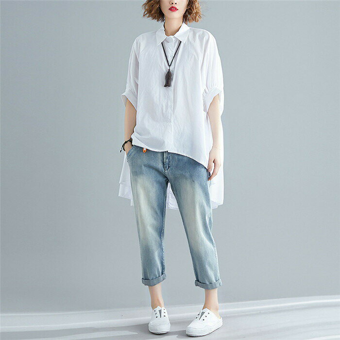 【楽天スーパーセール】【送料無料】 チュニック Tシャツ 綿麻風シャツ レディース 春秋 トップス リネンチュニック シャツワンピース 大きいサイズ 着痩せ 七分袖 リネンシャツ レディース 春 夏 チュニックワンピ トップス シャツ ゆったり