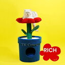 TK Coww ペットベッド ペットハウス 猫ハウス 猫用 爪研ぎ柱一体型 柔らかい 通気性良い かわいい おしゃれ 送料無料