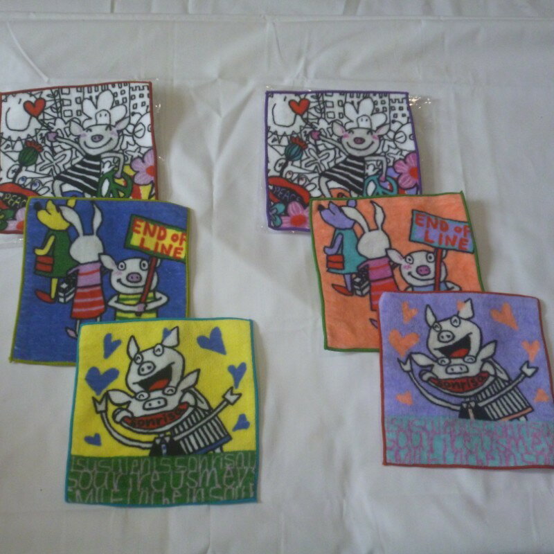 【SALE　定価5060円】アルベロベロ ALBEROBELLO オレボレブラ OLLEBOREBLA！ミニハンカチタオル6枚セット