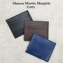 MAISON MARGIELA｜メゾン マルジェラ 4ステッチ カード ホルダー 財布 S35UI0432 PS935 カード ケース ウォレット 定期 ICカード 名刺 クレジット 入れ レディース メンズ パスケース ミニ 財布 本革 ステッチ イタリア製 【送料無料】【楽天海外通販】【正規品】