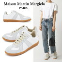 MAISON MARGIELA｜メゾン マルジェラ ジャーマントレーナー S58WS0109 P1895 T1016 REPLICA レプリカ OFF WHITE ホワイト カレンダーロゴ スニーカー レディース シューズ 靴 スエード レザー ローカット 本革 イタリア製【送料無料】【楽天海外通販】【正規品】