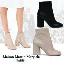 楽天BTNCMAISON MARGIELA｜MM6 レザー アンクル ブーツ S40WU0183 P2809 レディース靴 セレブファッション エムエムシックス【送料無料】【楽天海外通販】【正規品】