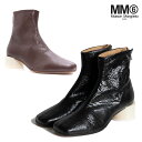 MAISON MARGIELA｜MM6 ロゴ ヒール ブーツ S40WU0260 P3754 レディース靴 セレブファッション エムエムシックス【送料無料】【楽天海外通販】【正規品】