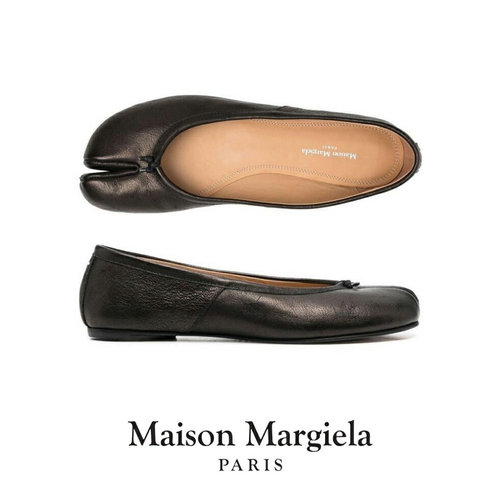 楽天BTNCMAISON MARGIELA｜メゾン マルジェラ Tabi タビ フラット シューズ S58WZ0042 PR058 バレリーナシューズ 【送料無料】【関税なし】【楽天海外通販】【正規品】