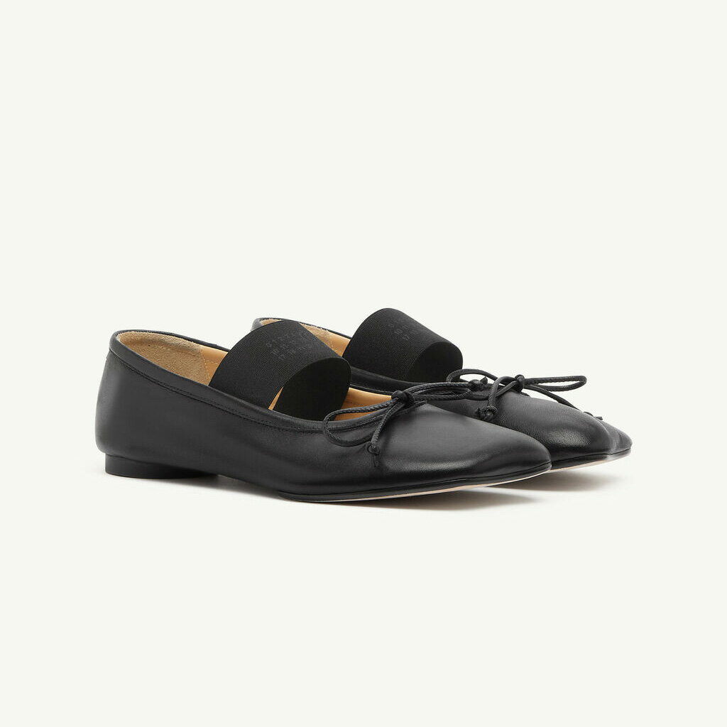 Rakuten - MM6 MAISON MARGIELA｜ エムエムシックス メゾンマルジェラ ロゴ入り アナトミック バレリーナ シューズS59WZ0099 P3628 【送料無料】【関税なし】【楽天海外通販】【正規品】