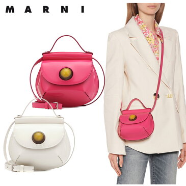 マルニ MARNI サイクロプス バッグ 2way SBMP0032Y0 LV455 ハンド トート ショルダー バッグ レディース ミニ 肩掛け 斜めがけ クロス 持ち手 ホワイト ピンク アンティーク レトロ 本革 レザー イタリア製【送料無料】【楽天海外通販】【正規品】【ラッピング無料】