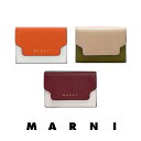 マルニ 財布 メンズ マルニ MARNI サフィアーノ カーフスキン ウォレット PFMOW02U23 LV520 クレジット カード パス ケース 名刺 定期 ICカード ミニ 財布 小銭 コイン 入れ 三つ折り 折りたたみ 本革 レザー イタリア製【送料無料】【楽天海外通販】【正規品】