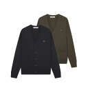 Maison Kitsune|メゾンキツネ FOX HEAD PATCH フォックスヘッド パッチ レギュラー カーディガン LM00505KT1036 男女兼...