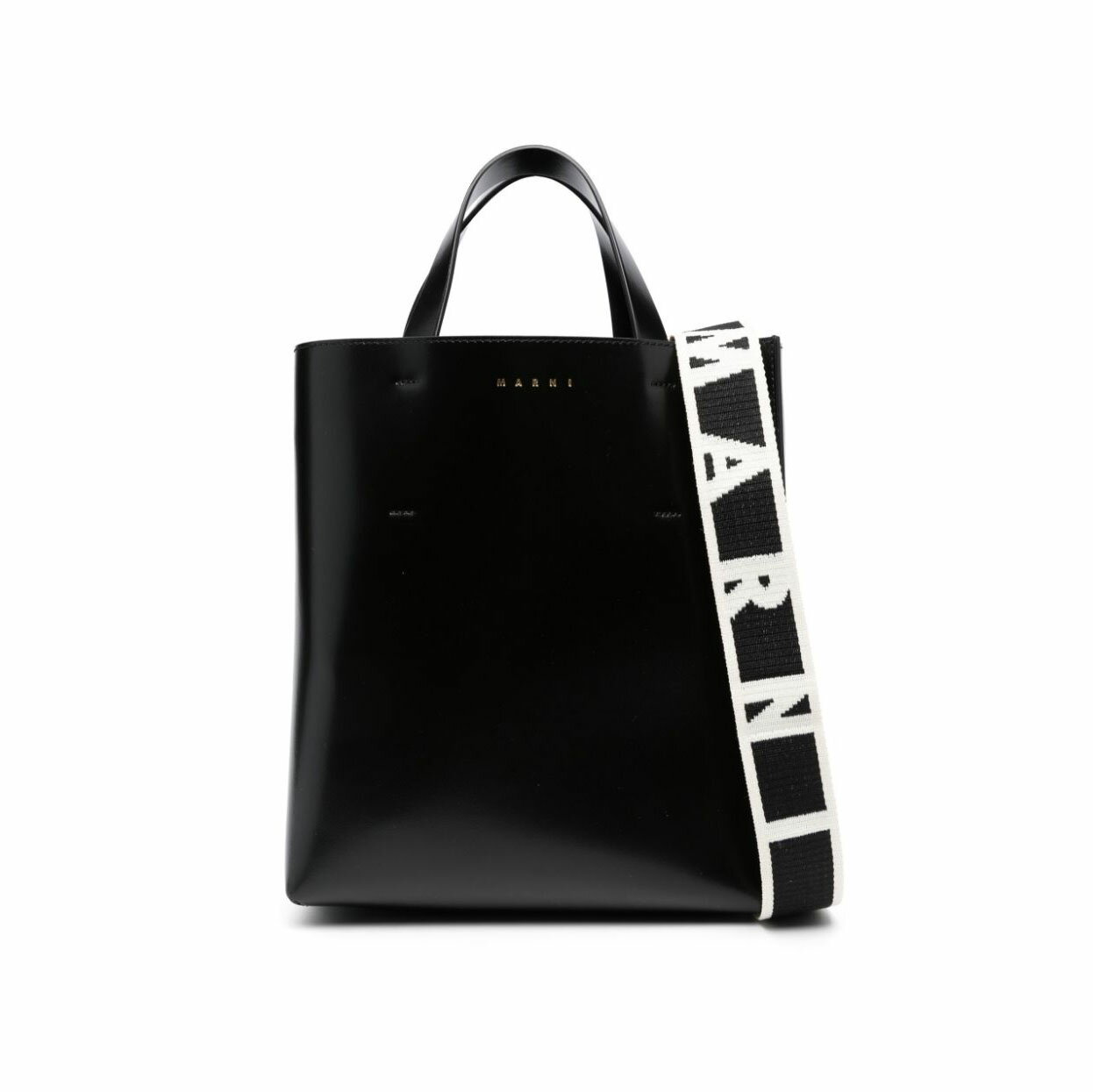 MARNI｜マルニ ロゴ入り ストラップ付 Museo ショルダー付 トートバッグ SHMPV01TU0 LV639 男女兼用【送料無料】【関税なし】【楽天海外通販】【正規品】