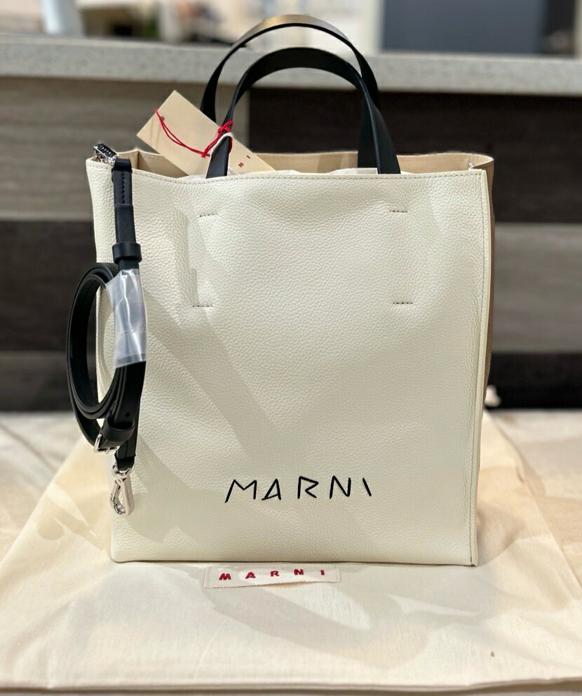 楽天市場】マルニ バッグ（カラーホワイト）（トートバッグ 