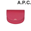 アー・ペー・セー ミニ財布 メンズ アーペーセー APC A.P.C. Geneve コンパクトウォレット PXBJQ-F63316 HALF MOON GENEVE 財布 二つ折り ウォレット カード パス 名刺 定期 小銭 入れ レザー ミニ財布 ブランド レディース メンズ【送料無料】【楽天海外通販】【正規品】