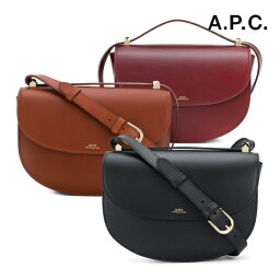 アーペーセー 革ショルダーバッグ レディース A.P.C｜アーペーセーPXAWV-F61161 GENEVE CROSSBODY BAG ショルダーバッグ スムースレザー【送料無料】【楽天海外通販】【正規品】