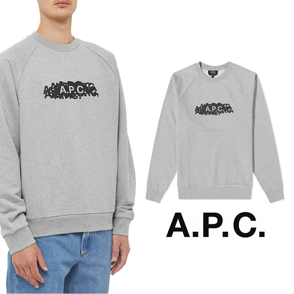 A.P.C｜アーペーセー APC Koraku H ロゴプリント入りのスウェットシャツ COFAX-H27740 ユニセックス 男女共用 ロゴ入り カットソー TEE 【送料無料】【関税なし】【楽天海外通販】【正規品】