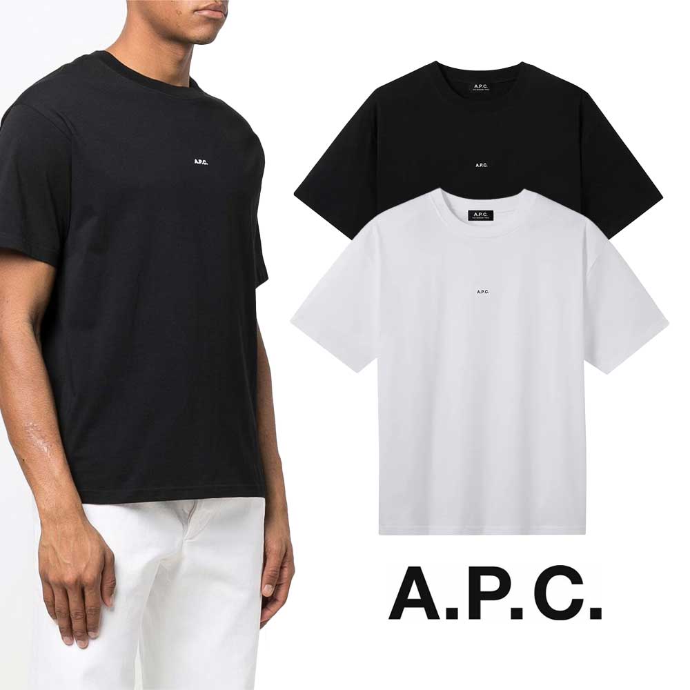 A.P.C アーペーセー APC MEN 039 S KYLE コットン 半袖 Tシャツ COEIO-H26929【送料無料】【楽天海外通販】【正規品】