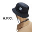 A.P.C | アーペーセー APC ロゴパッチ バケットハット 男女共用 ユニセックス PSAHT-M24118【送料無料】【楽天海外通販】【正規品】