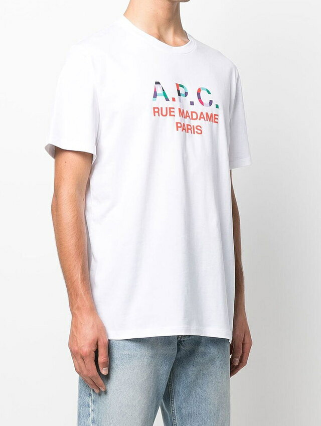 A.P.C | アーペーセー APC Tao Homme Tシャツ ブラン ホワイト COEZE-H26178 コットン100% メンズ レディース レギュラーフィット【送料無料】【楽天海外通販】【正規品】 — vista 2