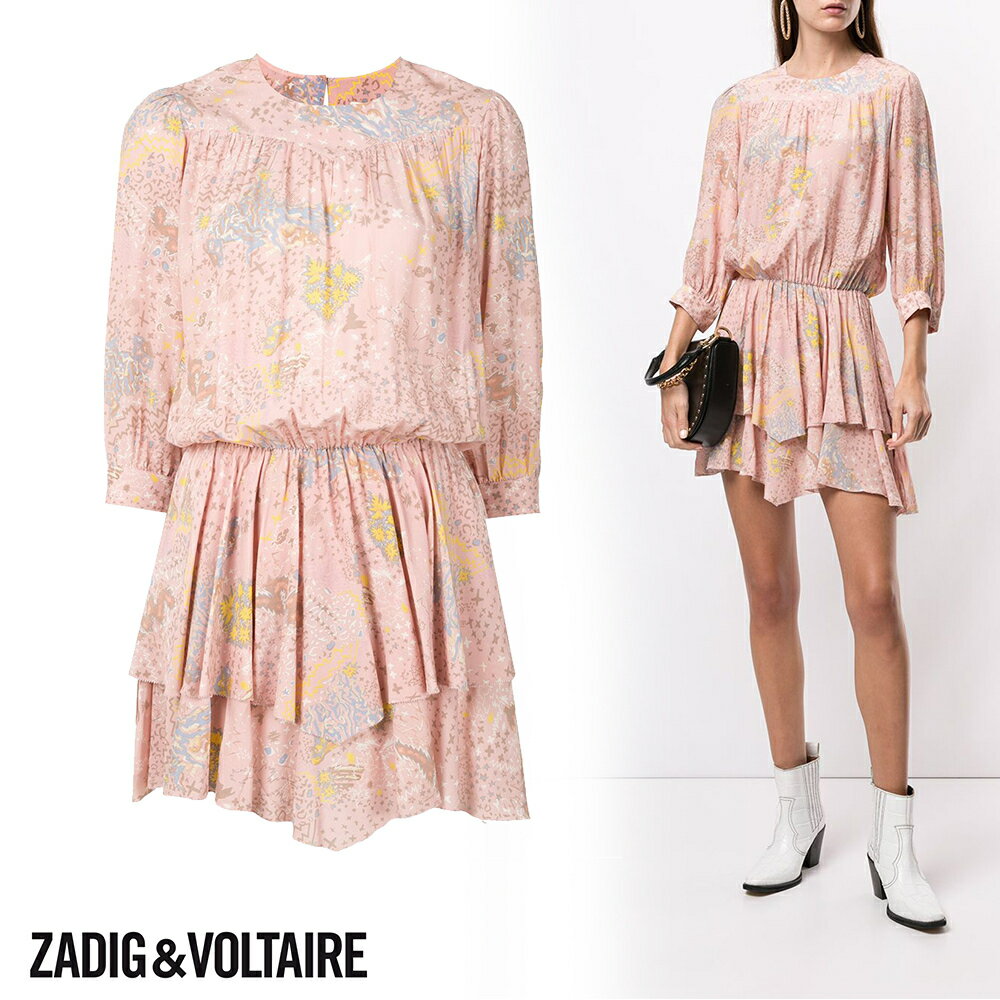 ZADIG &VOLTAIREåǥ  ơ Rooka Print Glam Dress ǥԡ SJCF0405F ǥեå̵ۡڳŷΡۡʡ