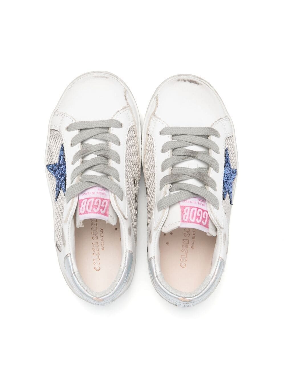 GOLDEN GOOSE｜ゴールデングース BIG KIDS キッズ スニーカースーパースター KID WHITE SUPER-STAR SNEAKERS GYF00103.F001071.10481 運動靴 本革 イタリア製【送料無料】【楽天海外通販】【正規品】