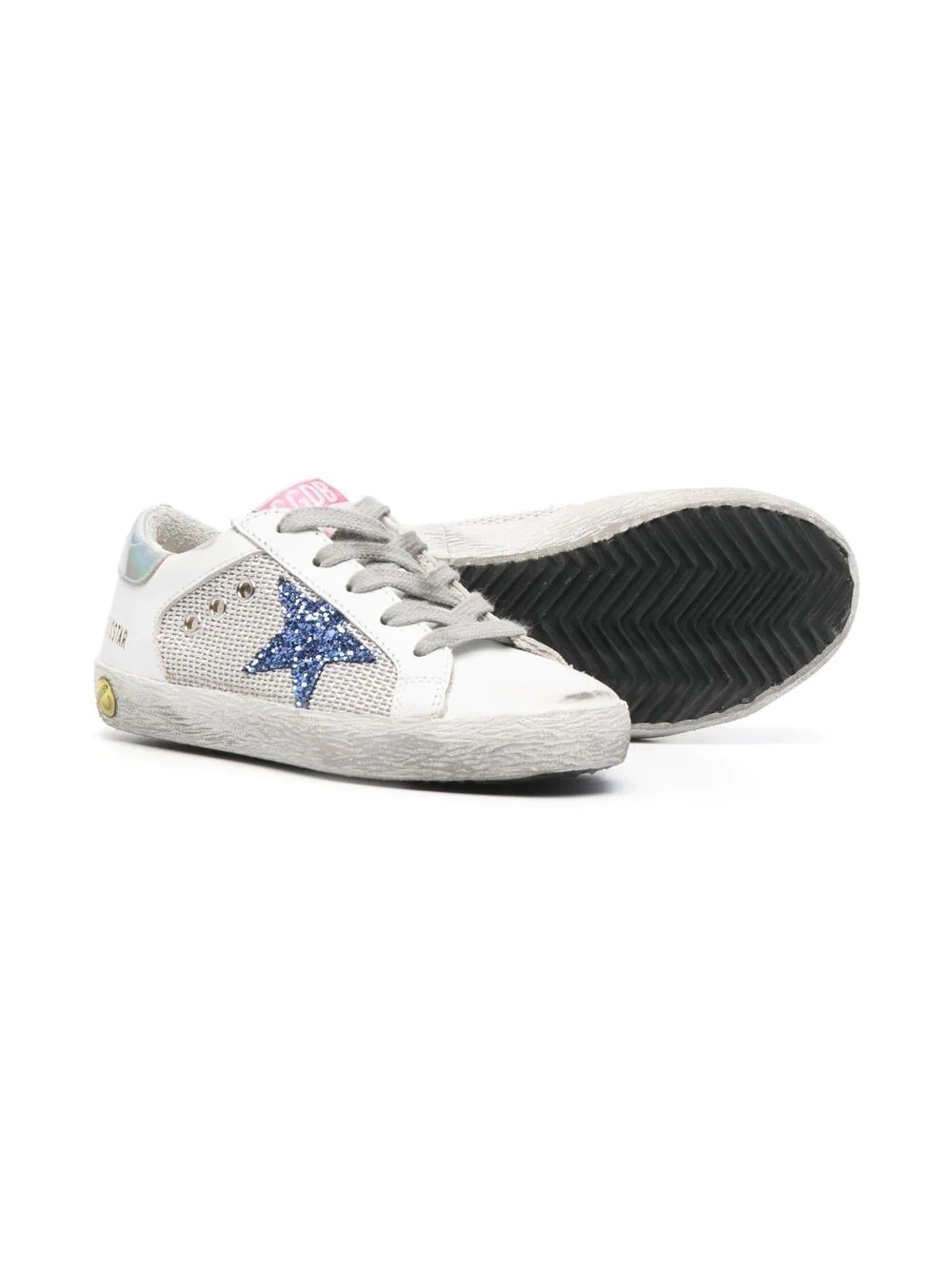 GOLDEN GOOSE｜ゴールデングース BIG KIDS キッズ スニーカースーパースター KID WHITE SUPER-STAR SNEAKERS GYF00103.F001071.10481 運動靴 本革 イタリア製【送料無料】【楽天海外通販】【正規品】