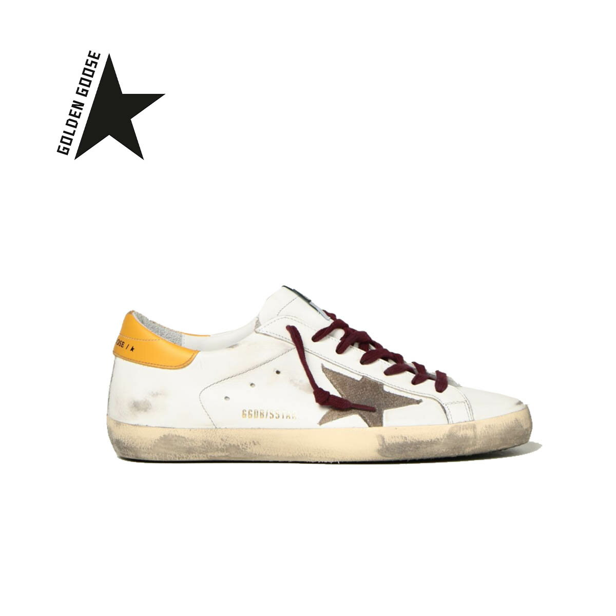 Rakuten - GOLDEN GOOSE｜ゴールデングース MEN'S SUPER STAR SNEAKERS メンズ スニーカー スーパースター GMF00101.F002025.10766 運動靴 本革 イタリア製【送料無料】【楽天海外通販】【正規品】