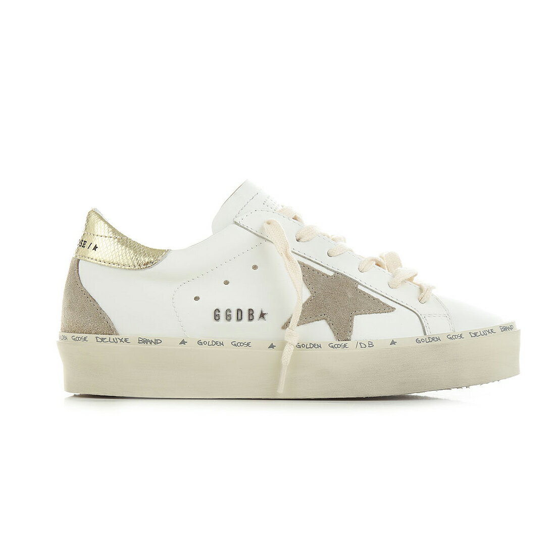 楽天BTNCGOLDEN GOOSE｜ゴールデングース WOMEN'S HI STAR レディース スニーカーハイスター （WHITE/TAUPE/ PLATINUM） GWF00119.F003218.11185 運動靴 本革 イタリア製【送料無料】【楽天海外通販】【正規品】