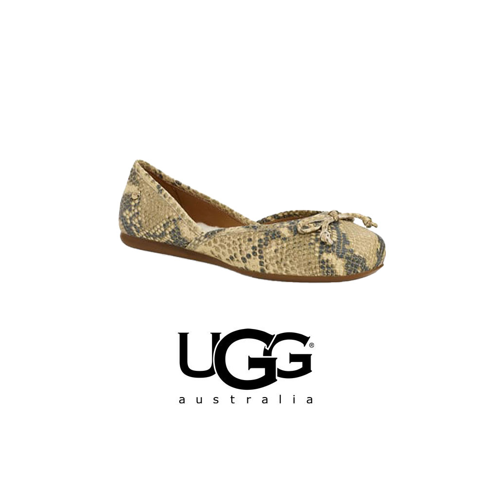 UGG｜アグ レディース フラットシューズ 1101511 LENA FLAT EXOTIC バレエシューズ 【送料無料】【関税なし】【楽天海外通販】【正規品】