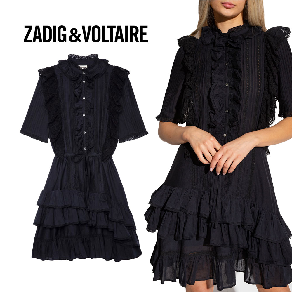 楽天BTNCZADIG & VOLTAIRE｜ザディグ エ ヴォルテール Ranky' dress レディース ワンピース WWDR00005 レディース ファッション【送料無料】【楽天海外通販】【正規品】