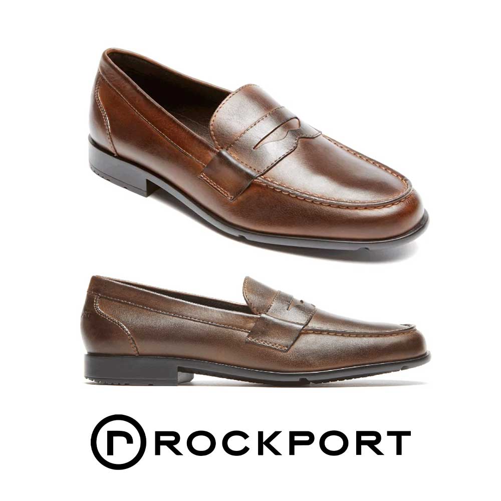 ロックポート ビジネスシューズ メンズ ROCKPORT｜ロックポート CLASSIC LOAFER PENNY BROWN M76444 メンズ ローファー 革靴 ビジネスシューズ シューズ【送料無料】【関税なし】【楽天海外通販】【正規品】