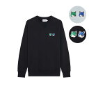 Maison Kitsune｜メゾンキツネ ダブルフォックス パッチ スウェットシャツ KW00308KM0001 レディースファッション 【送料無料】【楽天海外通販】【正規品】