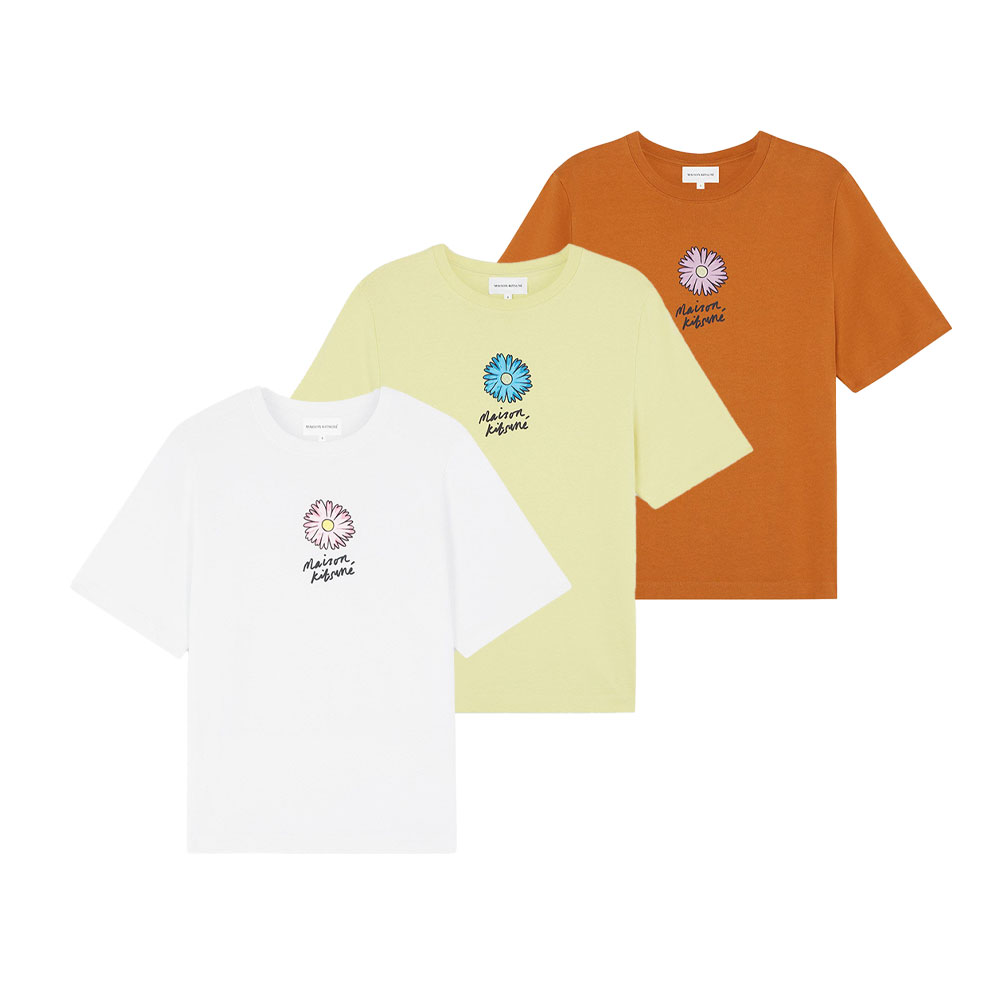 Rakuten - Maison Kitsune｜メゾンキツネ フローティングフラワー Tシャツ MW00113KJ0119 レディース ファッション【送料無料】【楽天海外通販】【正規品】