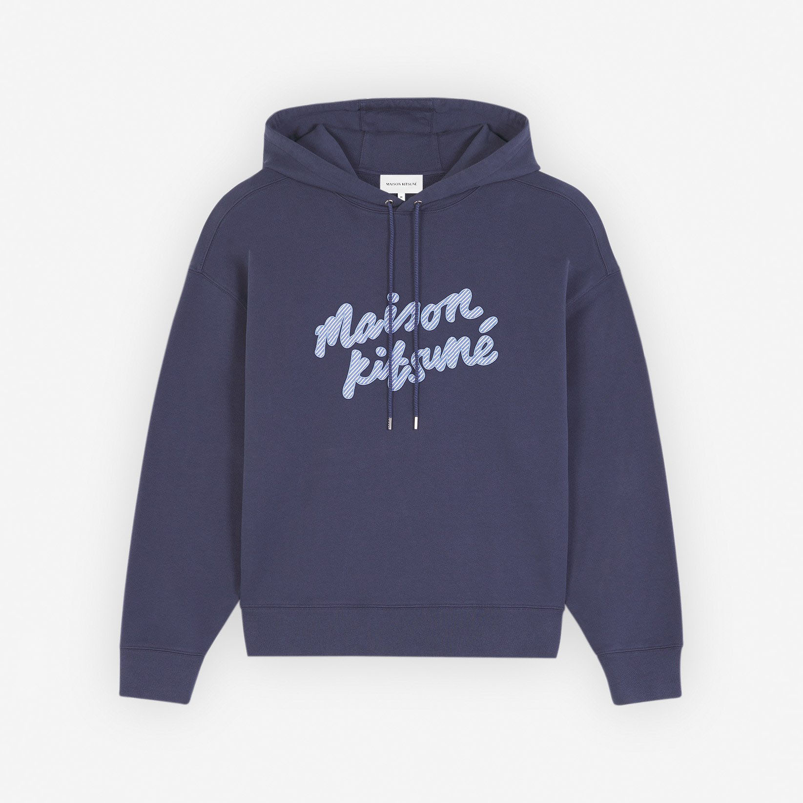 楽天BTNCMaison Kitsune｜メゾンキツネ HANDWRITING ロゴ入り オーバーサイズ フーディ MM00707KM0001 パーカー メンズ ファッション【送料無料】【楽天海外通販】【正規品】