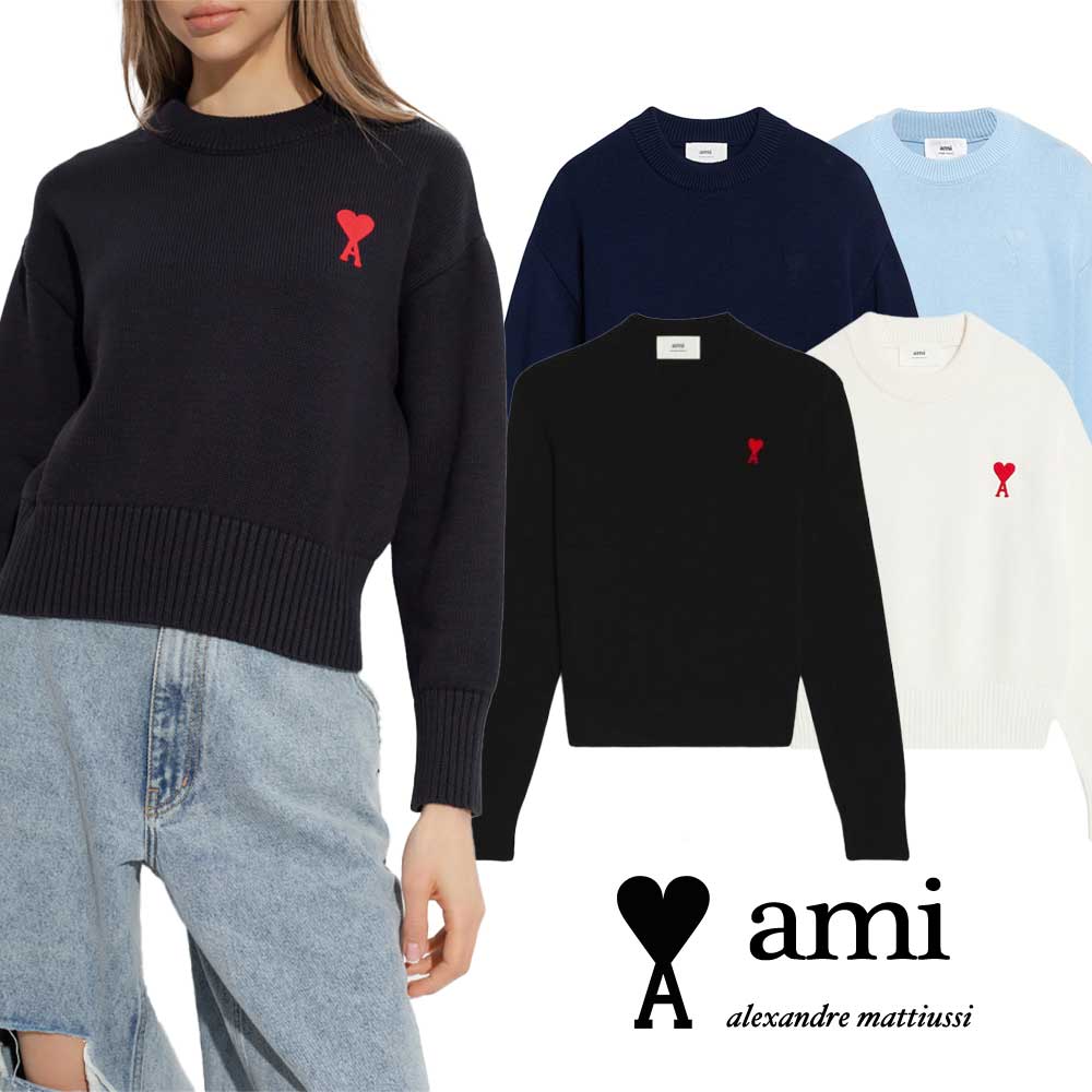 AMI PARISåߥѥ ϡ  롼ͥå ץ륪С ˥å UKS008.016 Ĺµ ˽ ˥å̵ۡڳŷ...