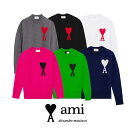 AMI PARIS｜アミパリ 男女共用 メリノウールフェルト セーター UKS002.018 長袖 大人気 【送料無料】【楽天海外通販】【正規品】