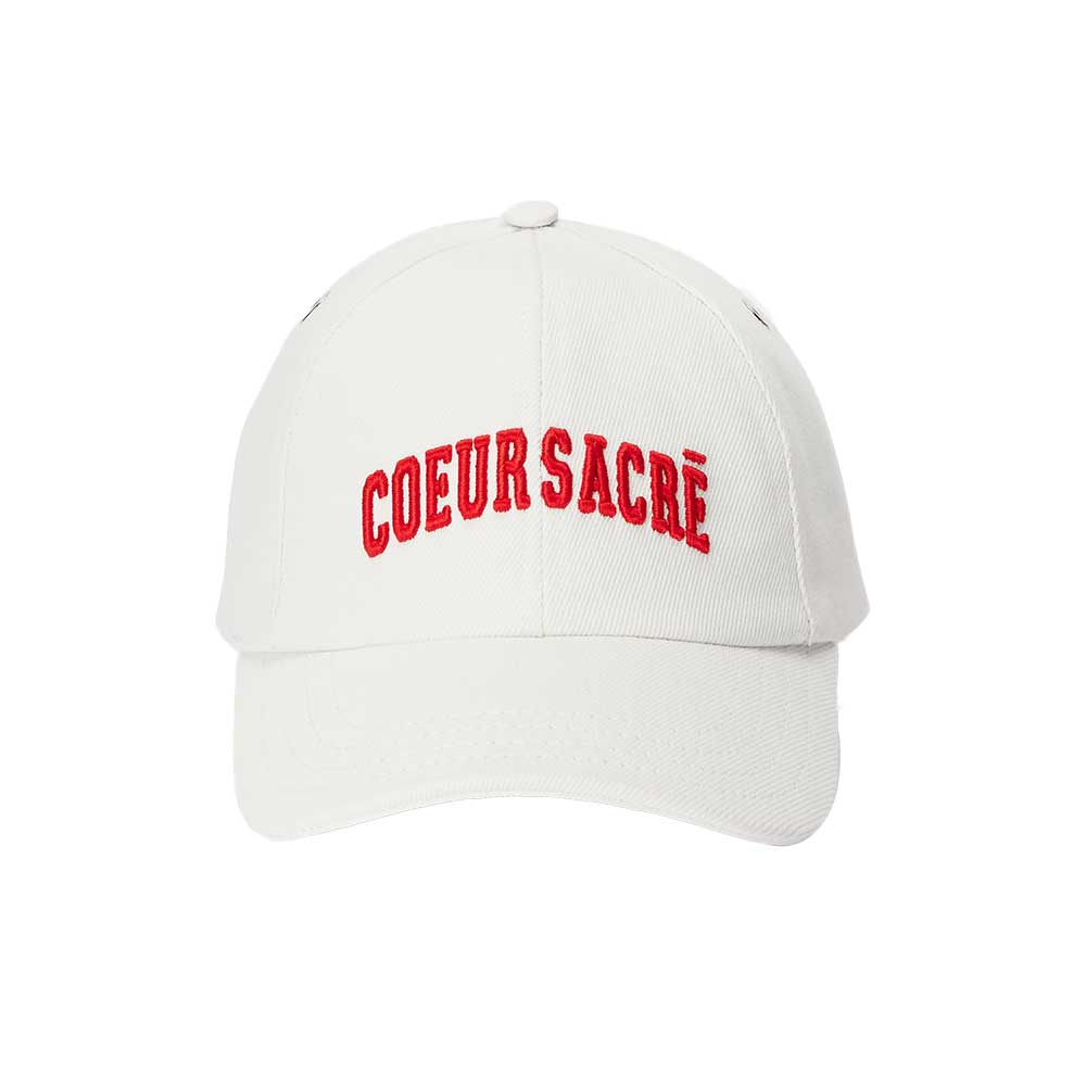 AMI PARIS|アミパリス COEUR SACRE エンブロイダリー キャップ UCP002.CO0033 WHITE UNISEX CAP【送料無料】【関税なし】【楽天海外通販】【正規品】