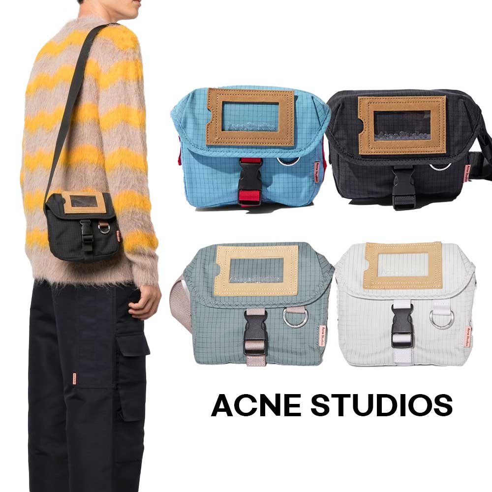 アクネストゥディオズ ACNE STUDIOS ミニ ナイロンメッセンジャーバッグ FN-UX-BAGS000094 