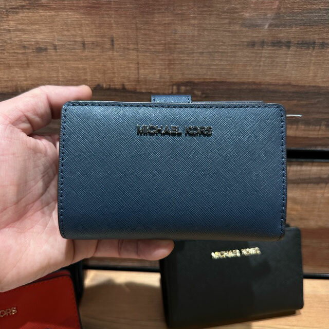 楽天市場】マイケルコース 財布（カラーネイビー）（バッグ・小物