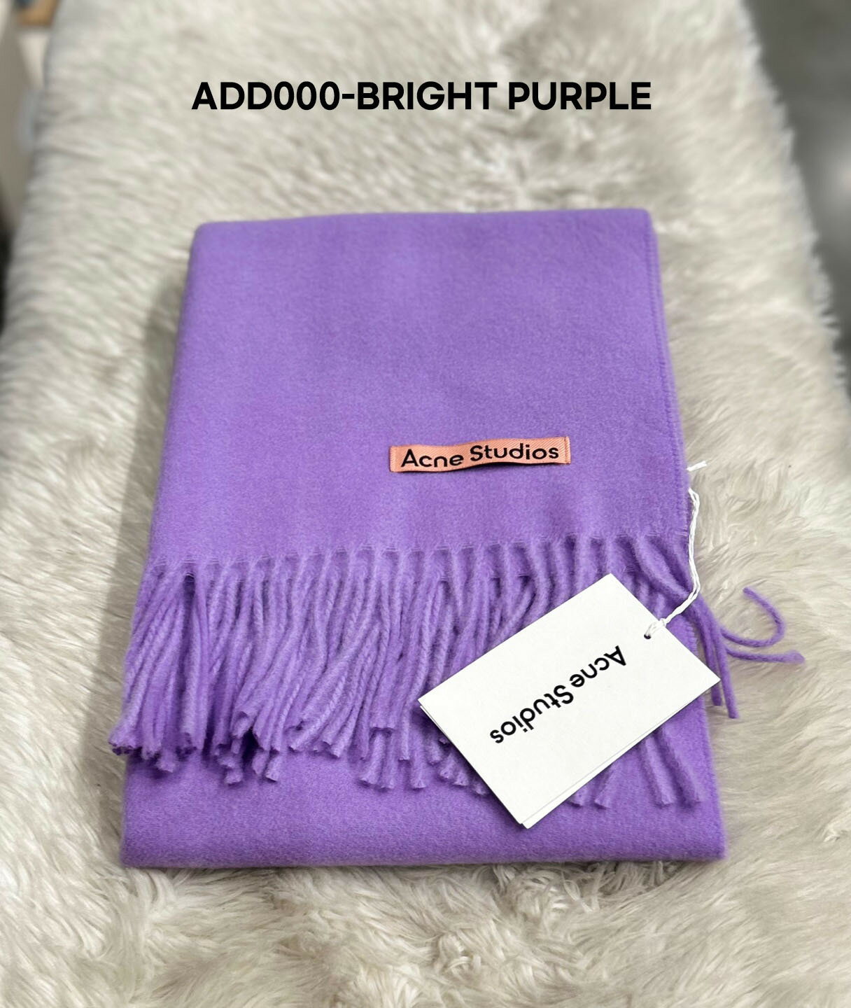 関税送料込み【Acne Studios】パープル フリンジマフラー 楽天市場】acne studios(カラーパープル)(マフラー・スカーフ