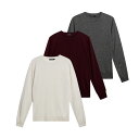 J.LINDEBERG|ジェイリンドバーグ メンズ Lyle Merino Crew Neck Sweater ニット FMKW10086 メンズファッション ...